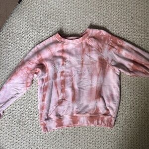 Spiritual Gangster Pink Tie-Dye Sweatshirt
